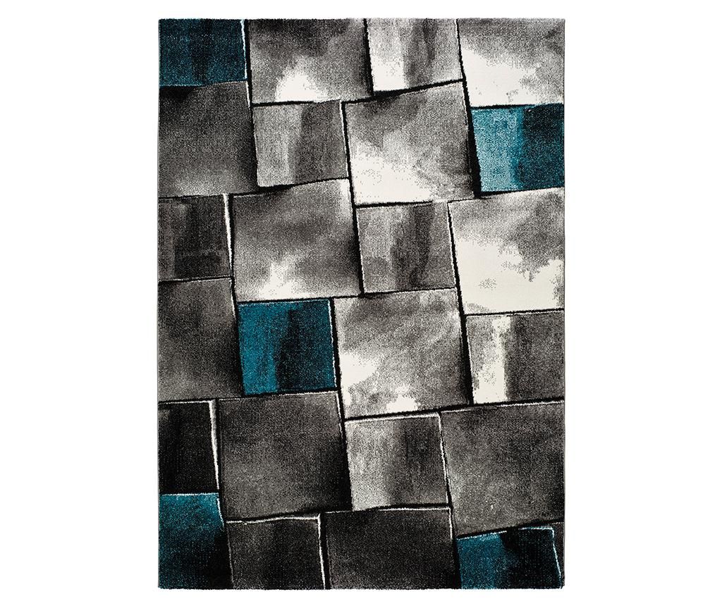 Covor Amy Blue 160x230 cm - Universal XXI, Albastru,Gri & Argintiu,Multicolor de la Universal XXI